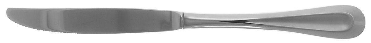Satin Sand Dune (Stnl, Wide Frost Indent Center) Modern Solid Knife by Oneida Silver-1