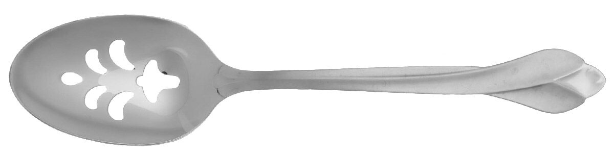 Satin Tribeca (Stainless) Pierced Tablespoon (Serving Spoon) HC by Oneida Silver-1