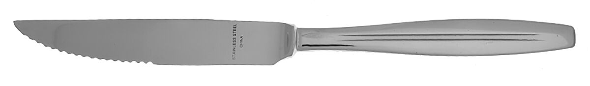 Arris Steak Knife Individual Hollow, Serrate HC by Oneida Silver-1