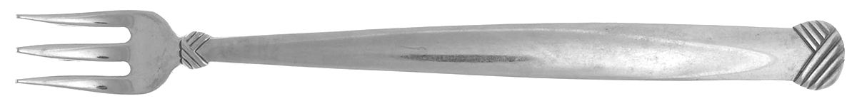 Rattan (Stainless) Cocktail/Seafood Fork by Oneida Silver-1