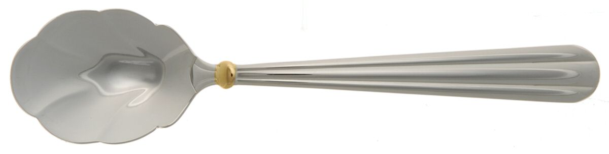 Golden Unity Sugar Shell Spoon by Oneida Silver-1