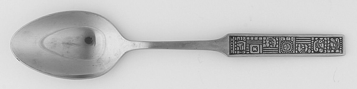 Aztec (Stainless) Place/Oval Soup Spoon by Orleans-1