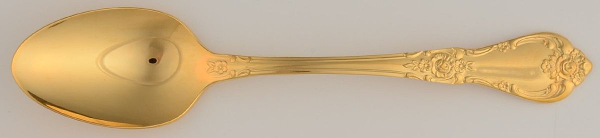 Golden Vanessa-Francesca Teaspoon by Oneida Silver-1