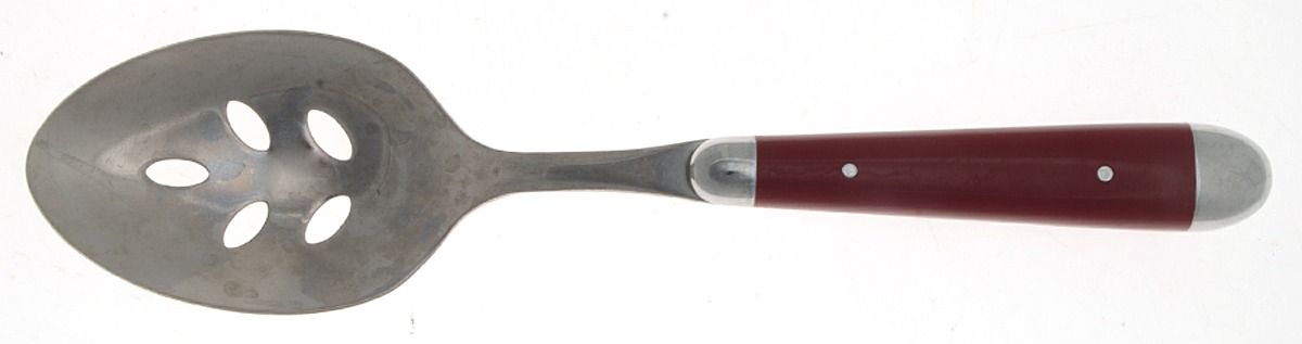 Palette-Cranberry (Stainless) Pierced Tablespoon (Serving Spoon) by Oneida Silver-1