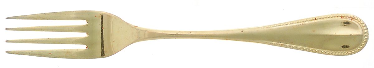 Crystal Palace (Gold Electroplate) Fork by Oxford Hall-1
