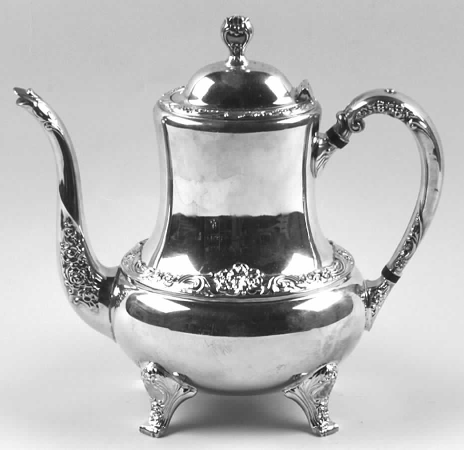 Ballad-Country Lane (Silverplate, Hollowware) Silverplate Coffee Pot by Oneida Silver-1