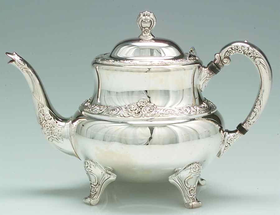 Ballad-Country Lane (Silverplate, Hollowware) Teapot by Oneida Silver-1