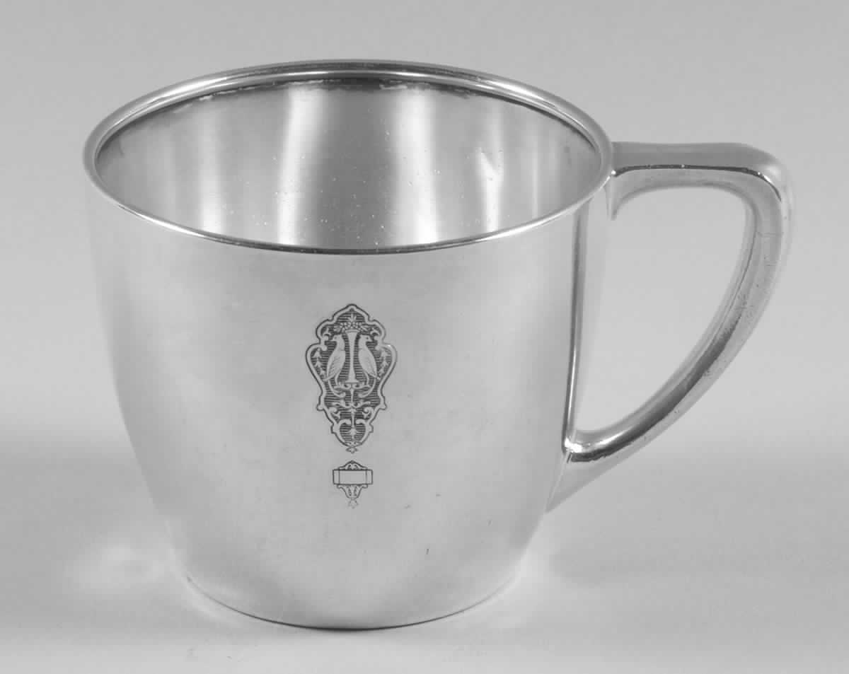 Bird of Paradise (Silverplate, 1923, Hollowware) Silverplate Baby Cup by Oneida Silver-1