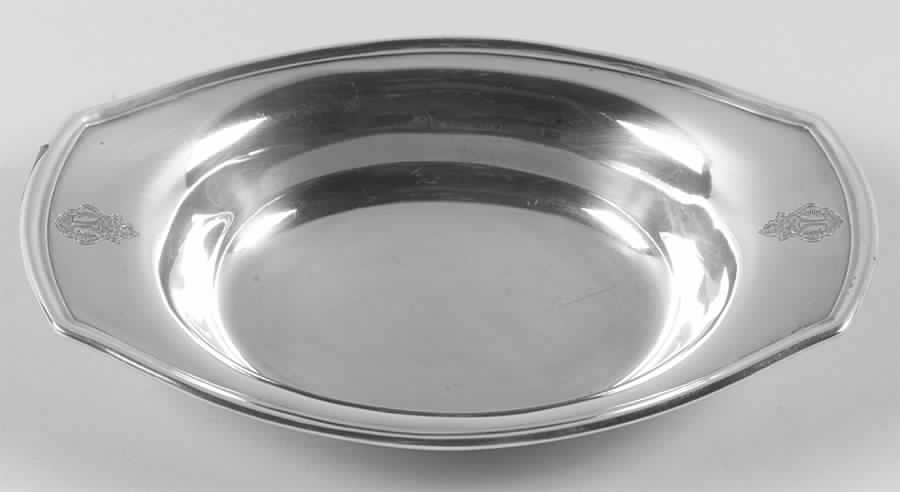 Bird of Paradise (Silverplate, 1923, Hollowware) Small Silverplate Bon Bon Bowl by Oneida Silver-1