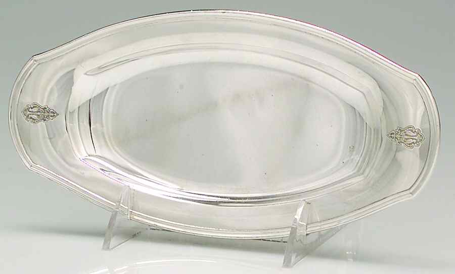 Bird of Paradise (Silverplate, 1923, Hollowware) Plated Gravy Underplate by Oneida Silver-1