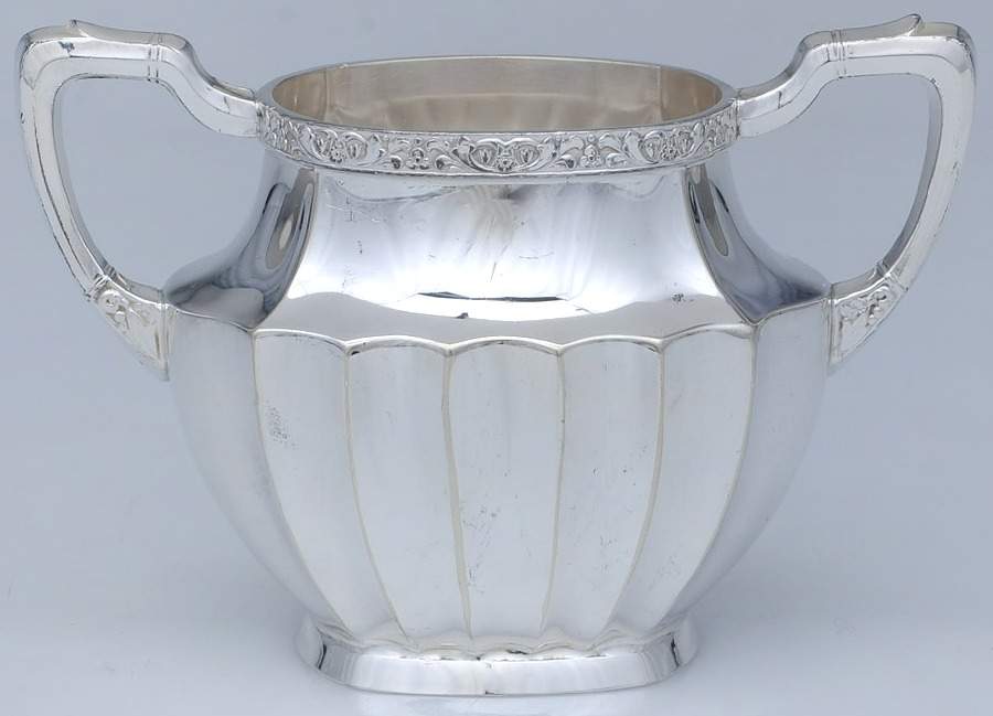 Coronation (Silverplate, Hollowware) Mini Open Sugar Bowl by Oneida Silver-1