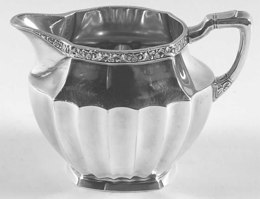 Coronation (Silverplate, Hollowware) Silverplate Mini Creamer by Oneida Silver-1