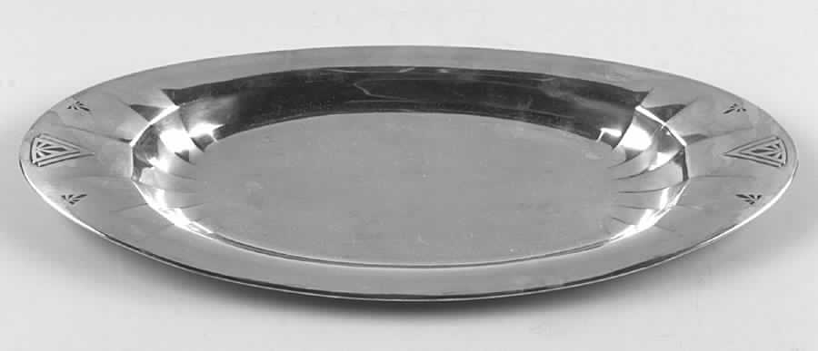 Deauville (Silverplate, Hollowware) Silverplate Bread Tray by Oneida Silver-1
