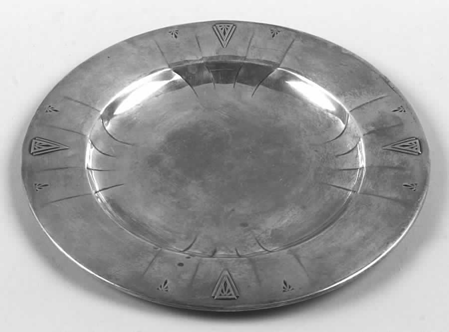 Deauville (Silverplate, Hollowware) Silverplate Salad Plate by Oneida Silver-1