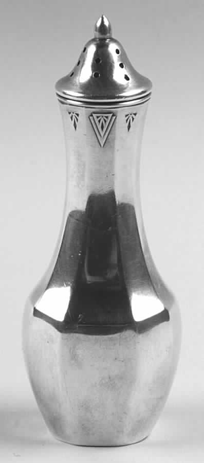 Deauville (Silverplate, Hollowware) Salt Shaker by Oneida Silver-1