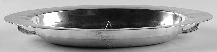 Deauville (Silverplate, Hollowware) Double Vegetable Bowl-Lid by Oneida Silver-1