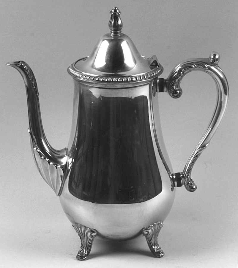 Fiesta (Silverplate, Hollowware) Silverplate Coffee Pot by Oneida Silver-1