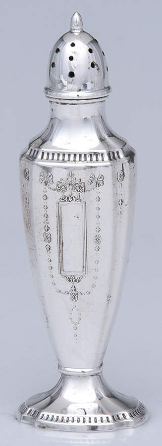 Grosvenor (Silverplate, Hollowware) Salt Shaker by Oneida Silver-1