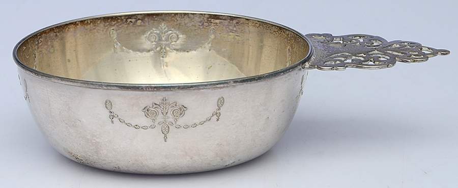 Grosvenor (Silverplate, Hollowware) Silverplate Porringer by Oneida Silver-1