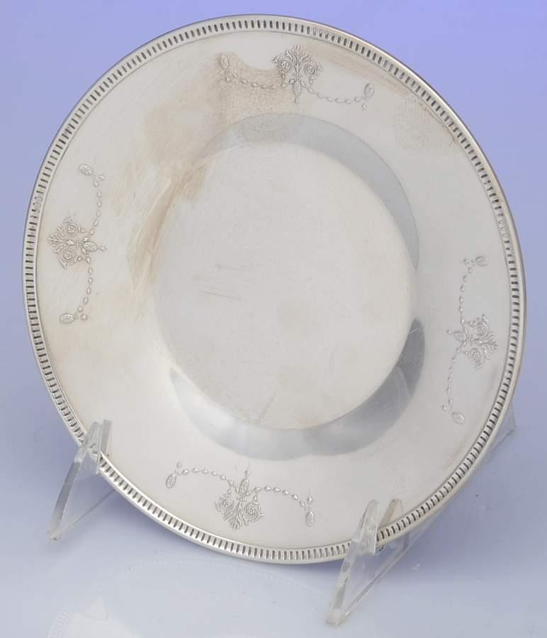 Grosvenor (Silverplate, Hollowware) Bread & Butter Plate by Oneida Silver-1