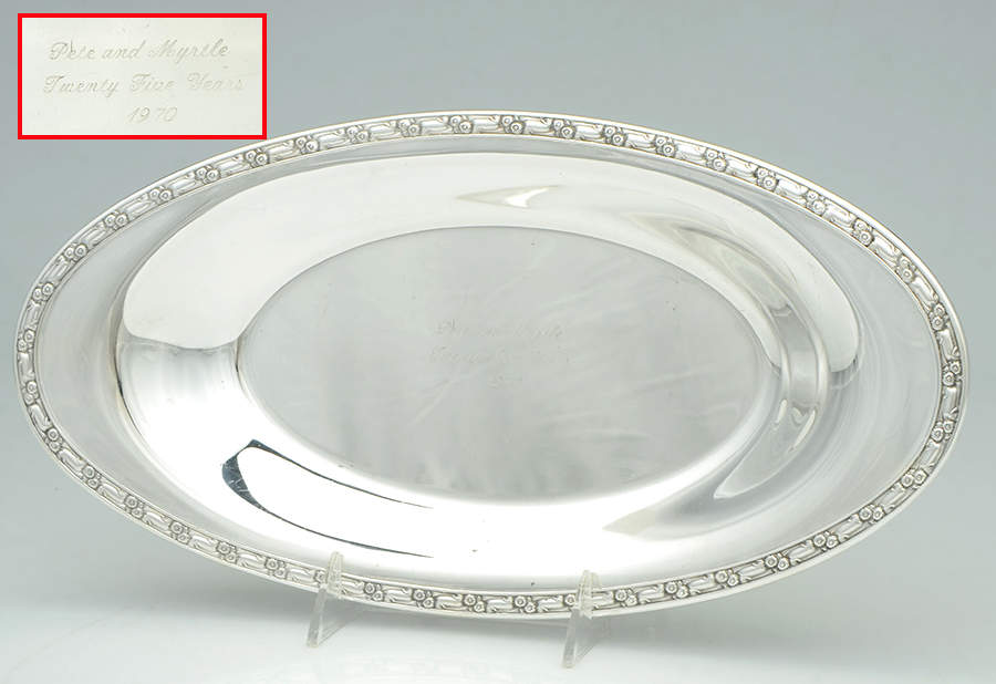 Park Lane (Silverplate, Hollowware) 13" Bread Tray by Oneida Silver-1