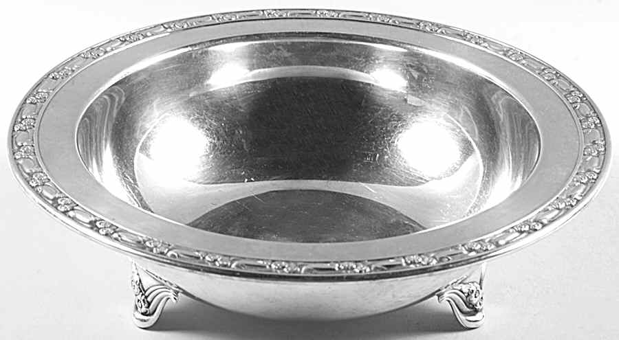 Park Lane (Silverplate, Hollowware) Footed Round Vegetable Bowl by Oneida Silver-1