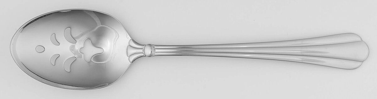 Tripoli (Stainless) Pierced Tablespoon (Serving Spoon) by Oneida Silver-1
