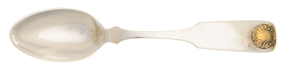 Cambridge Gold (Sterling, Gold Accent) Teaspoon by Old Newbury-1