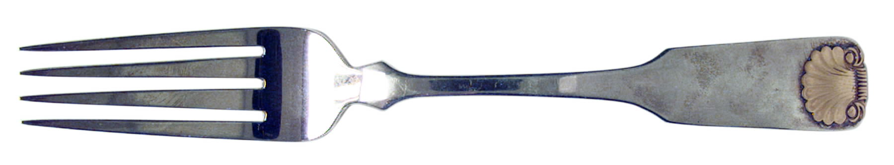 Cambridge Gold (Sterling, Gold Accent) European Fork by Old Newbury-1