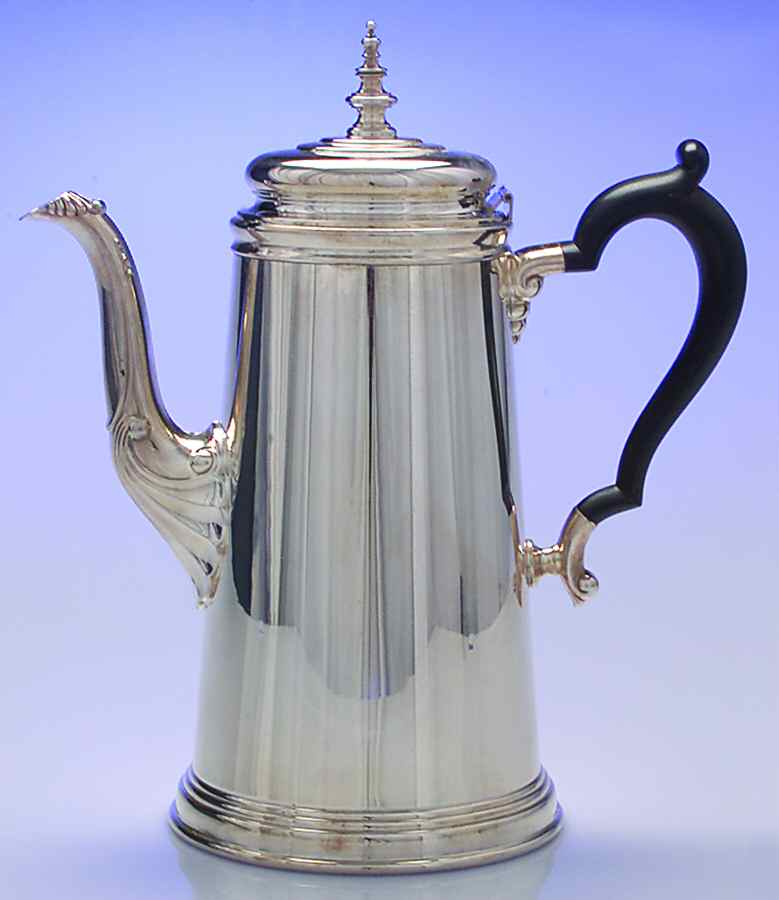 Bennington (Silverplate, 1959, Hollowware) Silverplate Coffee Pot by Oneida Silver-1