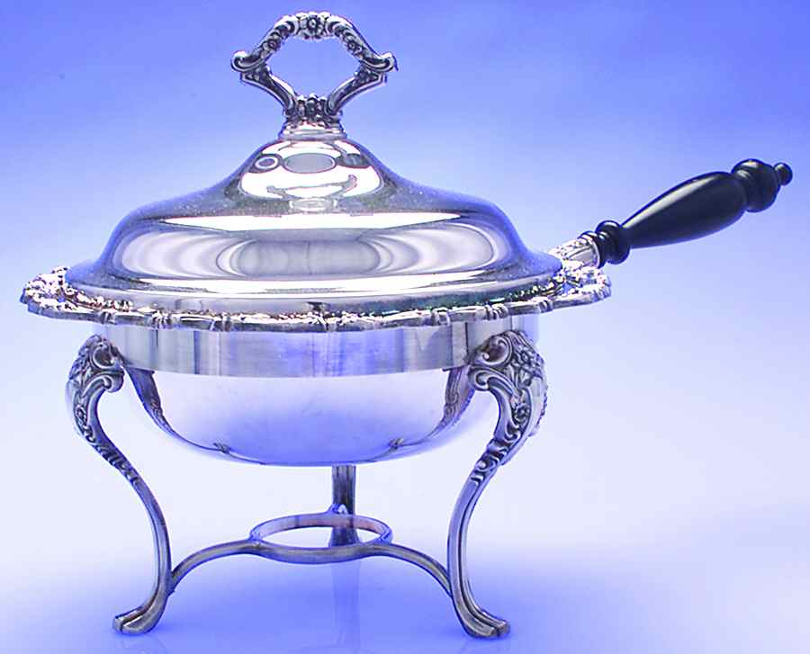 Camille (Silverplate, 1961, Hollowware) Chafing Dish No Burner by Oneida Silver-1