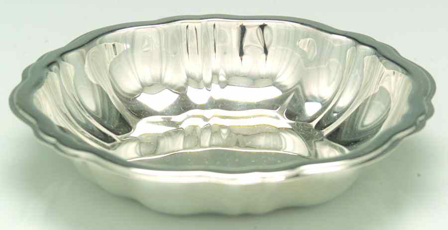 Chippendale (Silverplate, 1919, Hollowwaree) 5" Bon Bon Bowl by Oneida Silver-1