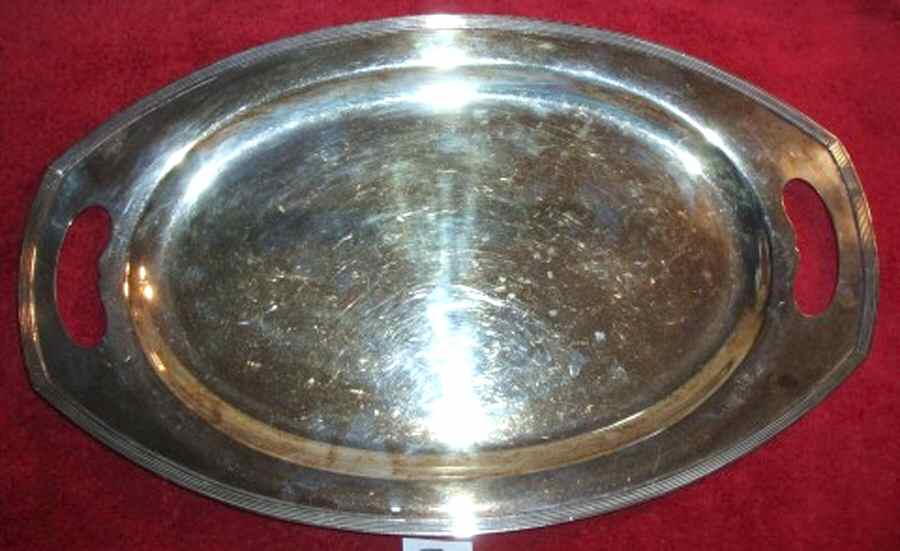 Classic (Silverplate, 1936, Hollowware) Silverplate Waiter Tray by Oneida Silver-1
