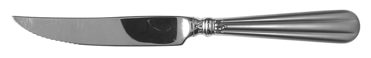 Tennyson-Frosted (Stainless) Individual Steak Knife Hollow Handle by Oneida Silver-1