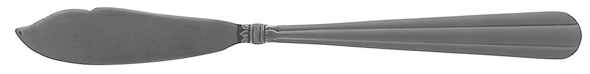 Tennyson-Frosted (Stainless) Flat Handle Master Butter Knife by Oneida Silver-1