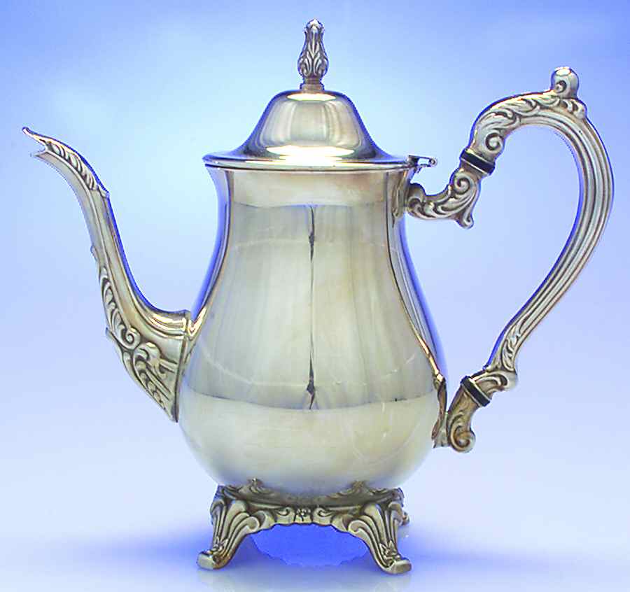 Du Maurier (Silverplate, Hollowware) Teapot by Oneida Silver-1