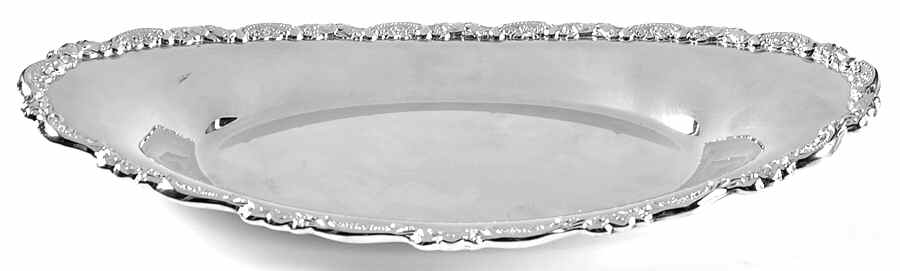 Du Maurier (Silverplate, Hollowware) 14" Bread Tray by Oneida Silver-1