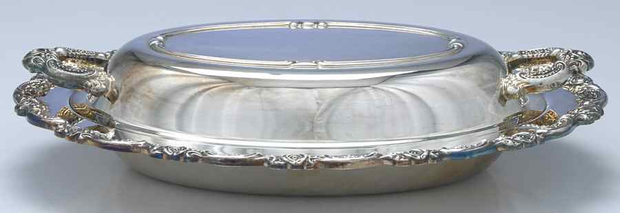 Du Maurier (Silverplate, Hollowware) Double Vegetable Bowl by Oneida Silver-1