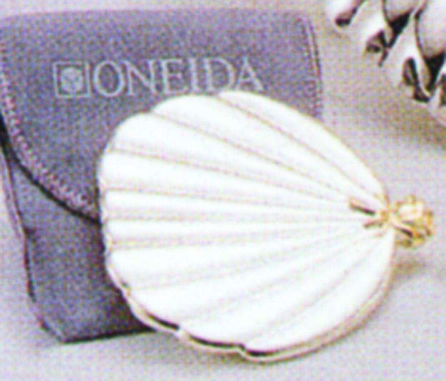 Golden Damask Rose (Stainless, Gold Accent, Hl Purse Mirror by Oneida Silver-1