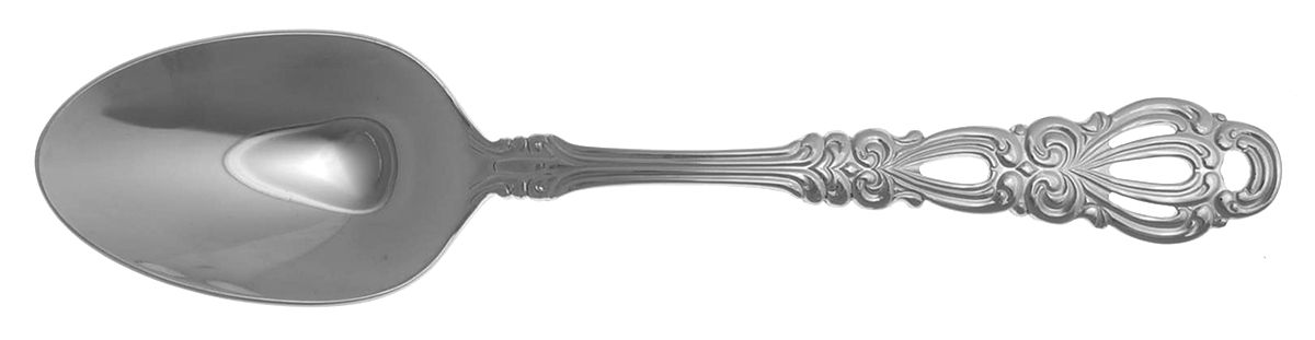 Bourbon St (Stainless, Pierced) Tablespoon (Serving Spoon) by Oneida Silver-1