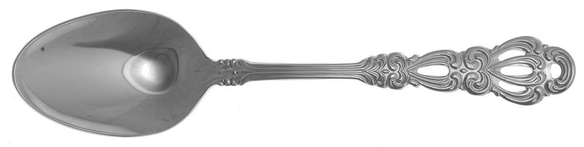 Bourbon St (Stainless, Pierced) Place/Oval Soup Spoon by Oneida Silver-1