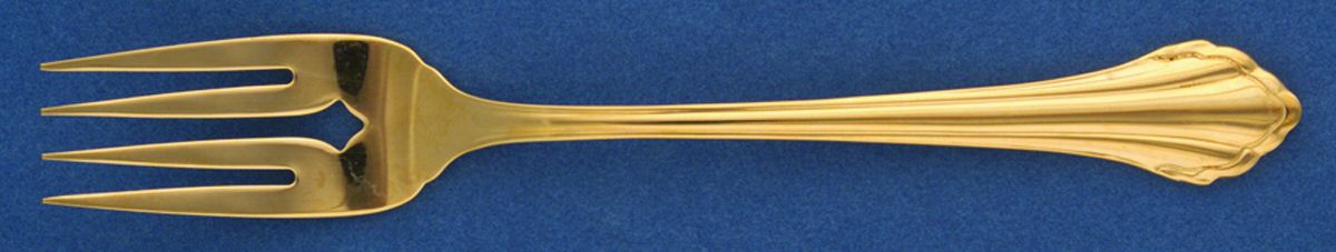 Golden Clarette (Gold Electroplate) Individual Salad Fork by Oneida Silver-1