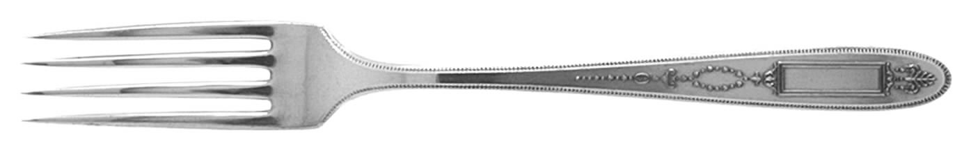 Grosvenor (Silverplate, 1921, Monograms) Fork by Oneida Silver-1
