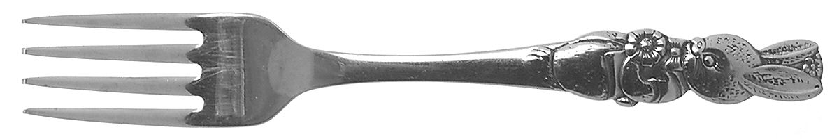 Peter Rabbit (Stainless) Youth Fork by Oneida Silver-1