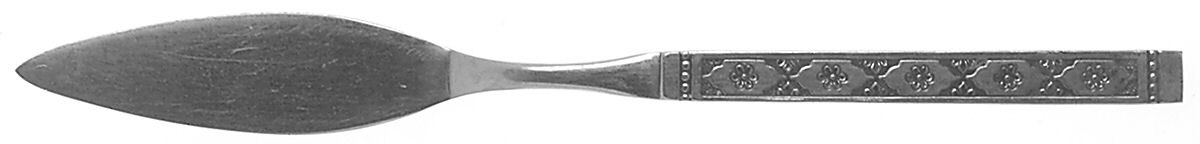 Lisbon (Stainless, No Black Accent) Flat Handle Master Butter Knife by Oneida Silver-1