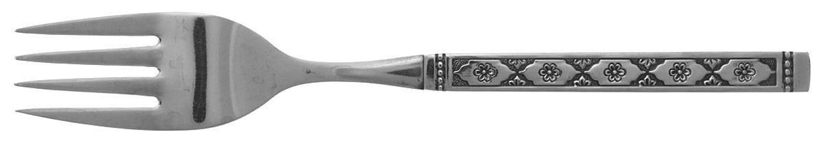 Lisbon (Stainless, No Black Accent) Individual Salad Fork by Oneida Silver-1