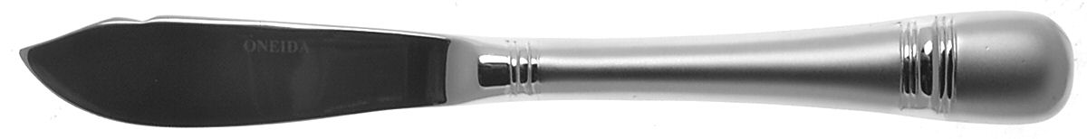 Satin Astragal (Stainless) Hollow Handle Master Butter Knife by Oneida Silver-1