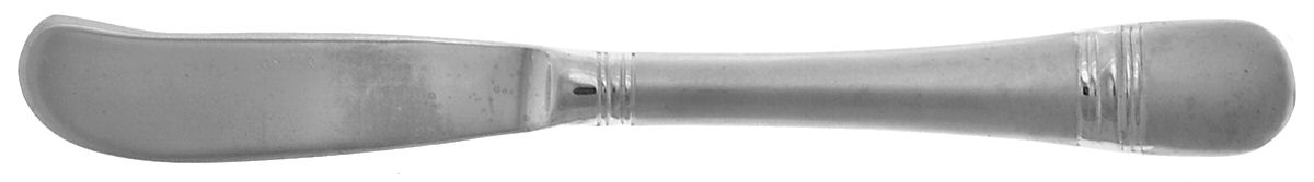Satin Astragal (Stainless) Solid Handle Paddle Butter Spreader by Oneida Silver-1