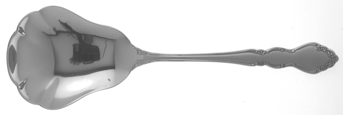 Satin Dover (Stainless) Solid Shell Casserole Spoon by Oneida Silver-1