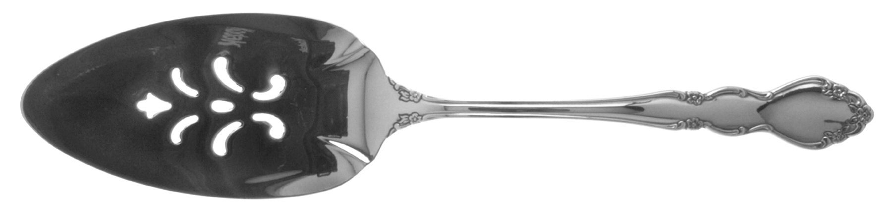 Satin Dover (Stainless) Pierced All Stainless Pie Server by Oneida Silver-1
